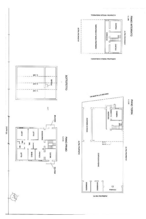 Villa via Martin Luther King, Castelnuovo Scrivia - planimetria 1