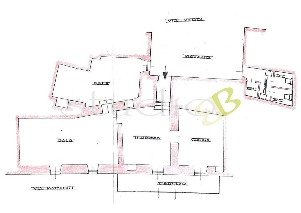 Ristorante via Verdi, snc, Seborga - planimetria 1