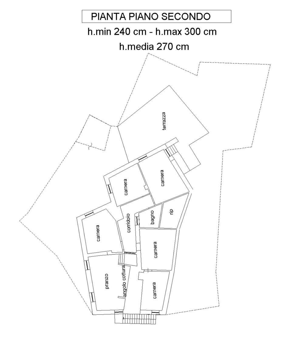 Casa indipendente via Libero Alborno, snc, Ventimiglia - planimetria 1