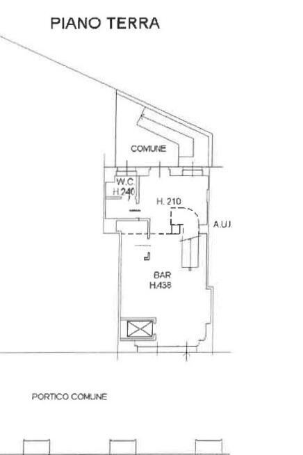 Bar Tavola Calda - Fredda piazza Monte Grappa, 6, Varese - planimetria 1