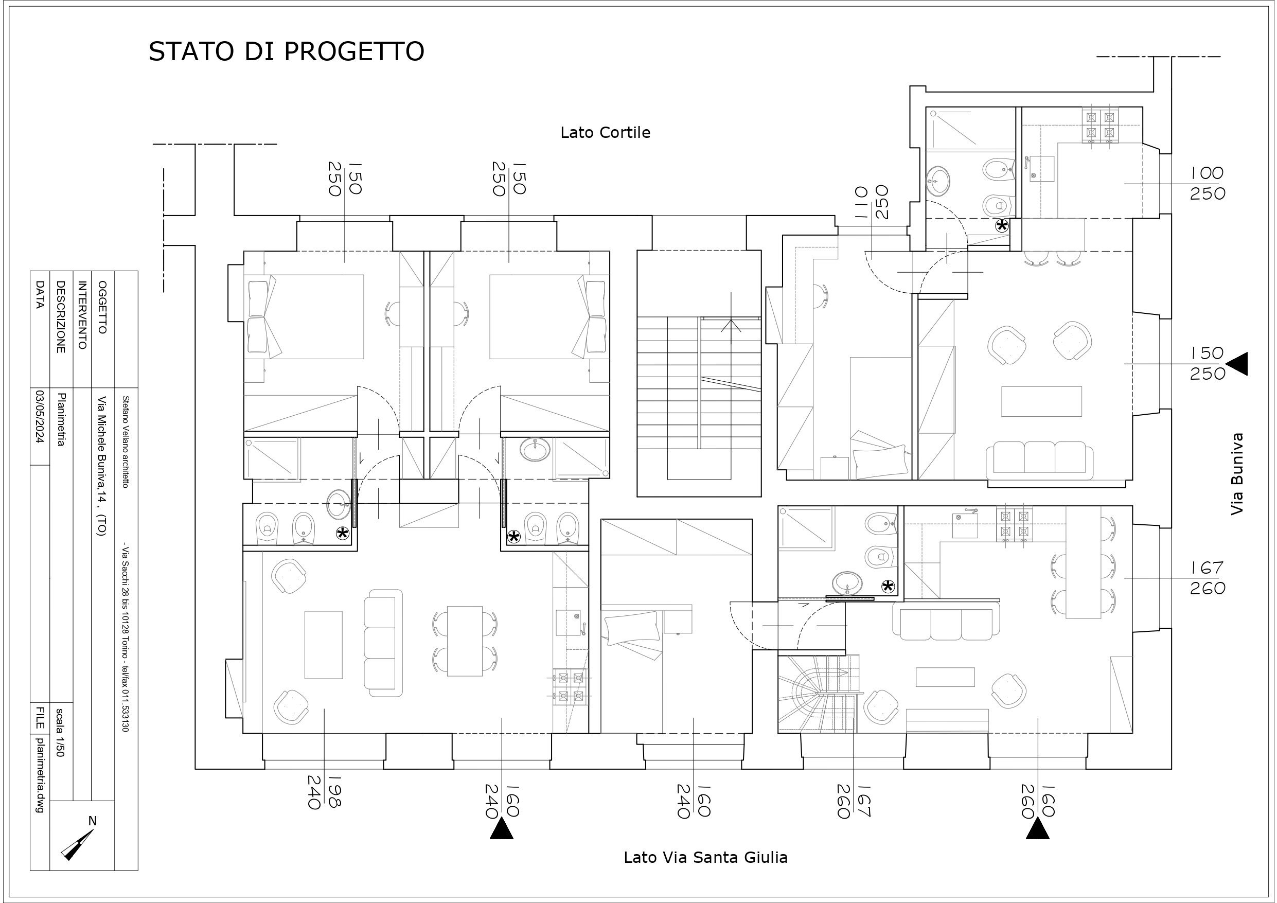 Two-room apartment 44d, Via Santa Giulia, Torino - photo 2
