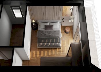 A1 - ISOMETRIA - LETTO 2.jpg - Two-room apartment Via Giammatteo, Lecce - photo 12