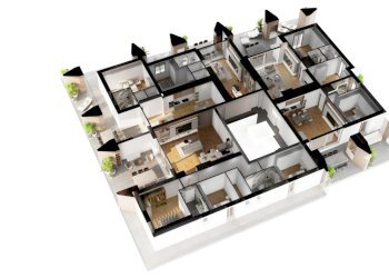 PIANO 1 - VISTA 1.jpg - Two-room apartment Via Giammatteo, Lecce - photo 16