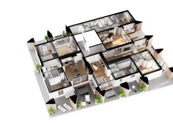 PIANO 1 - VISTA 2.jpg - Two-room apartment Via Giammatteo, Lecce - photo 17