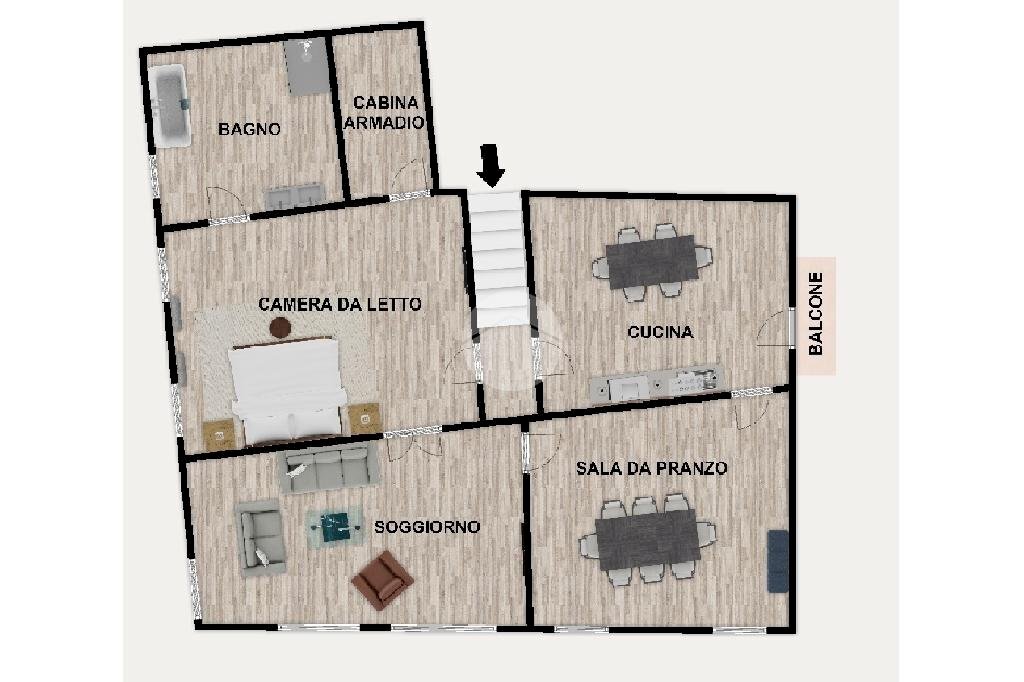 Apartment Via Regina Elena, Imperia - floor plans 1