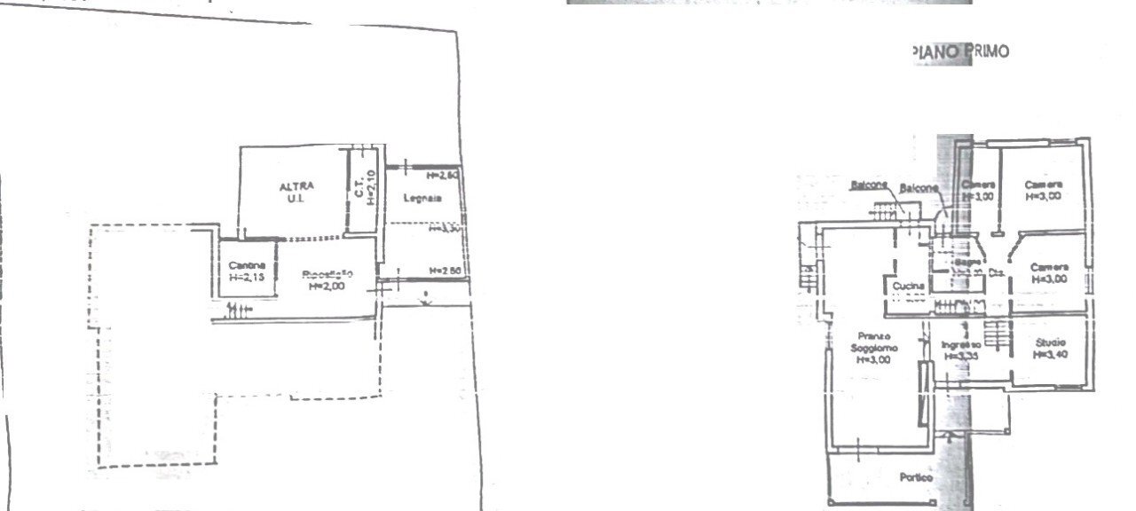 Villa Bifamiliare Massa Lombarda - planimetria 1