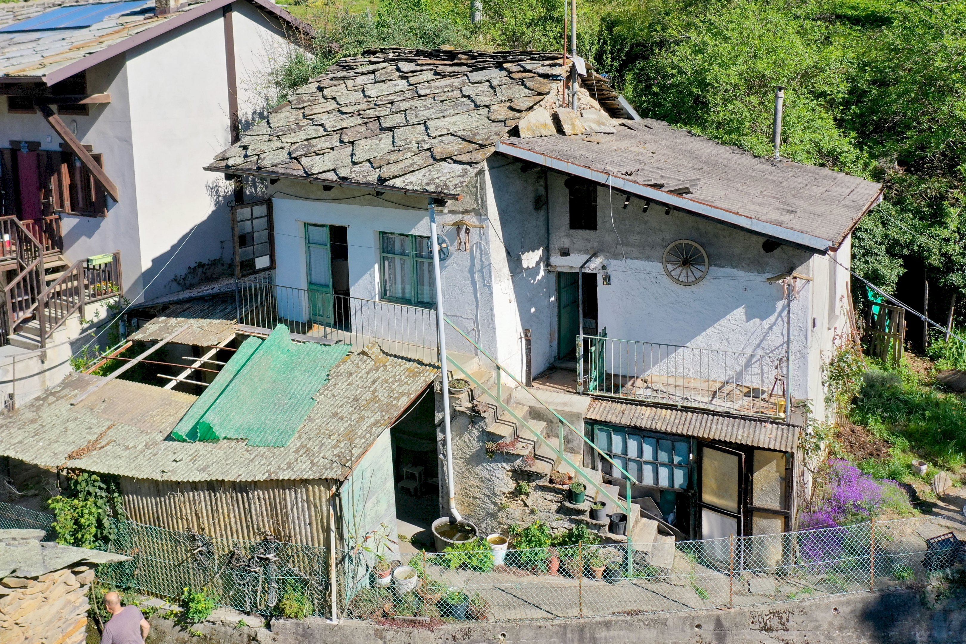 Facciata - Rustico Località Martinail, Angrogna - foto 1