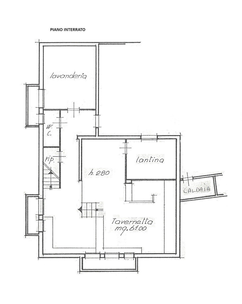 Villa Unifamiliare Marzabotto - planimetria 1