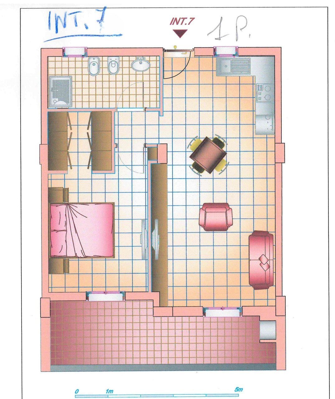 INT.7.jpg - Appartamento via di Marcellina, San Polo dei Cavalieri - planimetria 1
