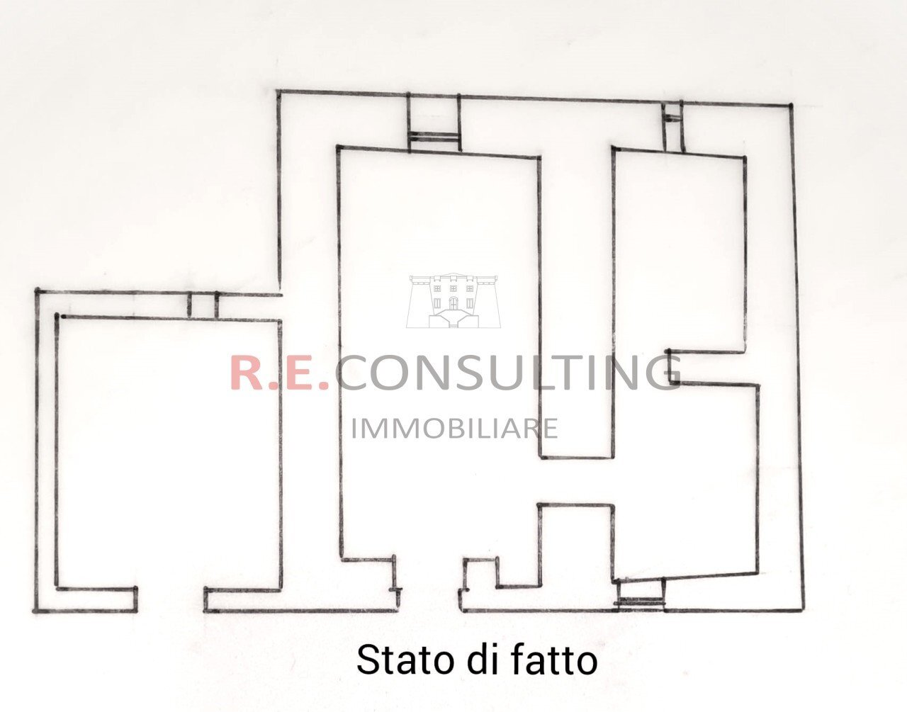 Pianta stato di fatto.jpeg - Rustico Martina Franca - planimetria 1