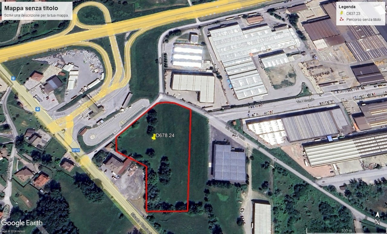 GoogleEarth.jpg - Agricultural land Via delle Fabbriche, Niella Tanaro - floor plans 1