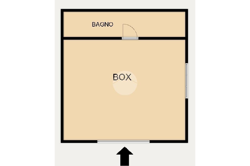 Box Via Walter Fillak, Genova (neighborhood Certosa) - floor plans 1