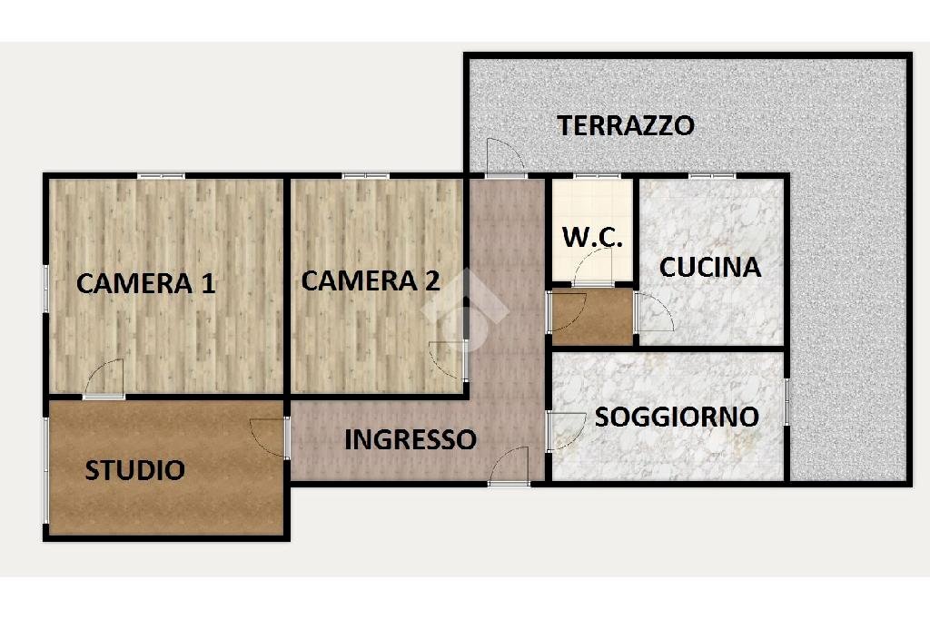 Apartment Via XXV aprile, Mignanego - floor plans 1