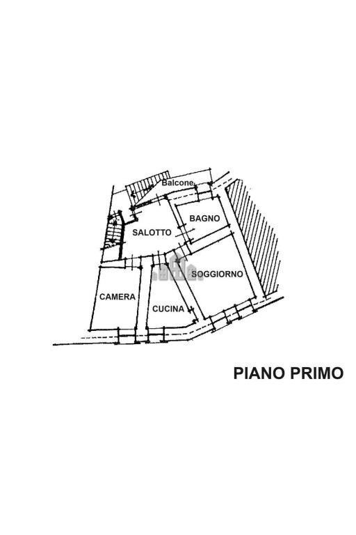 Four-room apartment via Marconi, 43, Issiglio - floor plans 1