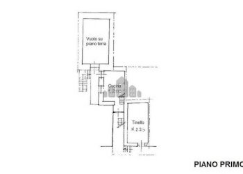 Planimetria primo piano - Independent house Rongorbogno, snc, Ribordone - photo 27