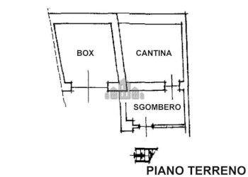 Planimetria piano terra - Casa indipendente vicolo principe, 4, Val di Chy - foto 27