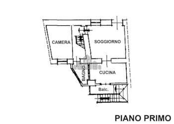 Planimetria primo piano - Casa indipendente vicolo principe, 4, Val di Chy - foto 28