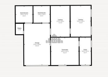 Planimetria piano terra - Villa via Regina Margherita, 5, Rivara - foto 37