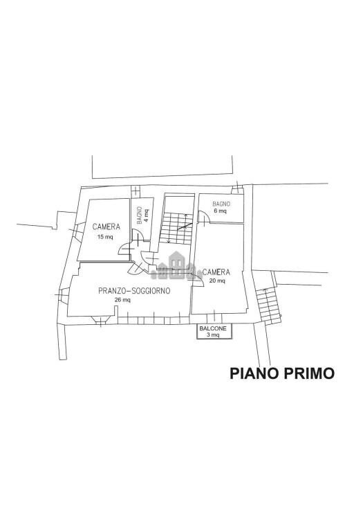 Trilocale via Bora, 12, Brosso - planimetria 1