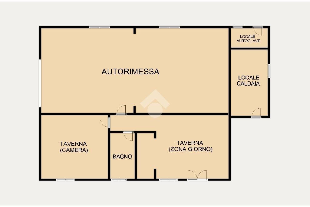Villa Localita' Mezzano, Stella - planimetria 1