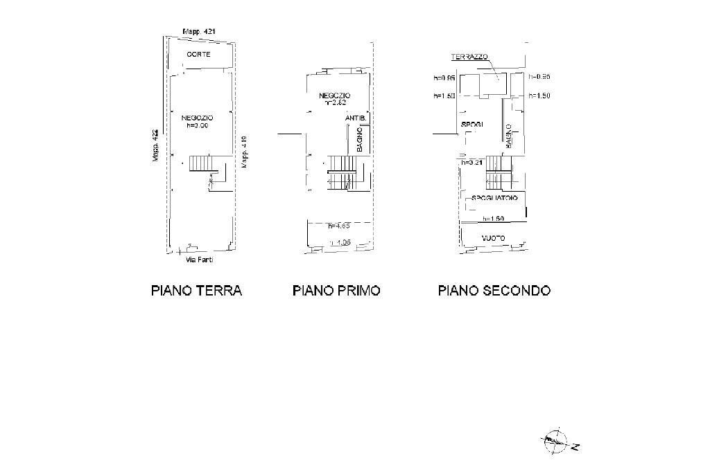 Negozio Via Manfredo Fanti, Ravenna - planimetria 1
