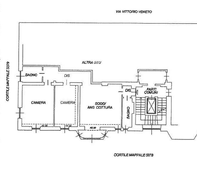 Appartamento via Giovanni Bagaini, 6, Varese - planimetria 1
