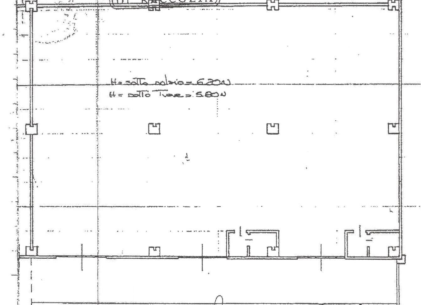 Capannone via ai Piani di Sant'Eusebio, 39, Genova - planimetria 1