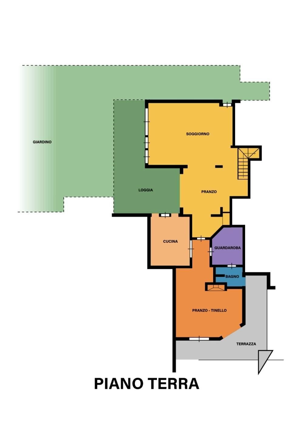 Villa a Schiera viale della Libertà, 3, Predappio - planimetria 1