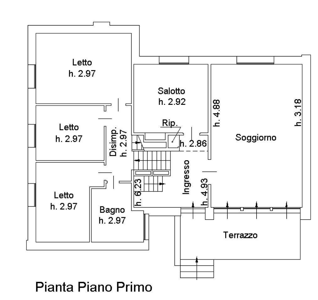 Single Family Villa Russi - floor plans 1