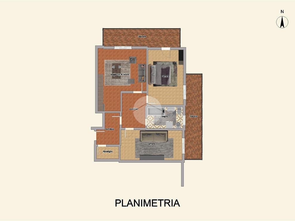 Trilocale Via Francolano, Casarza Ligure - planimetria 1