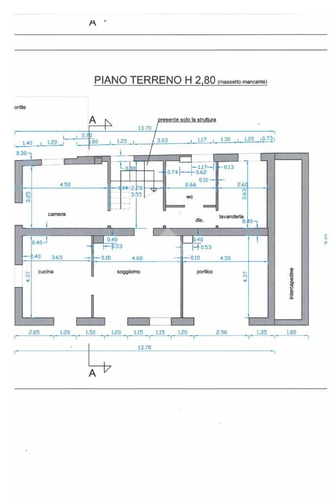 Villa Via della Fontana, San Raffaele Cimena - planimetria 1