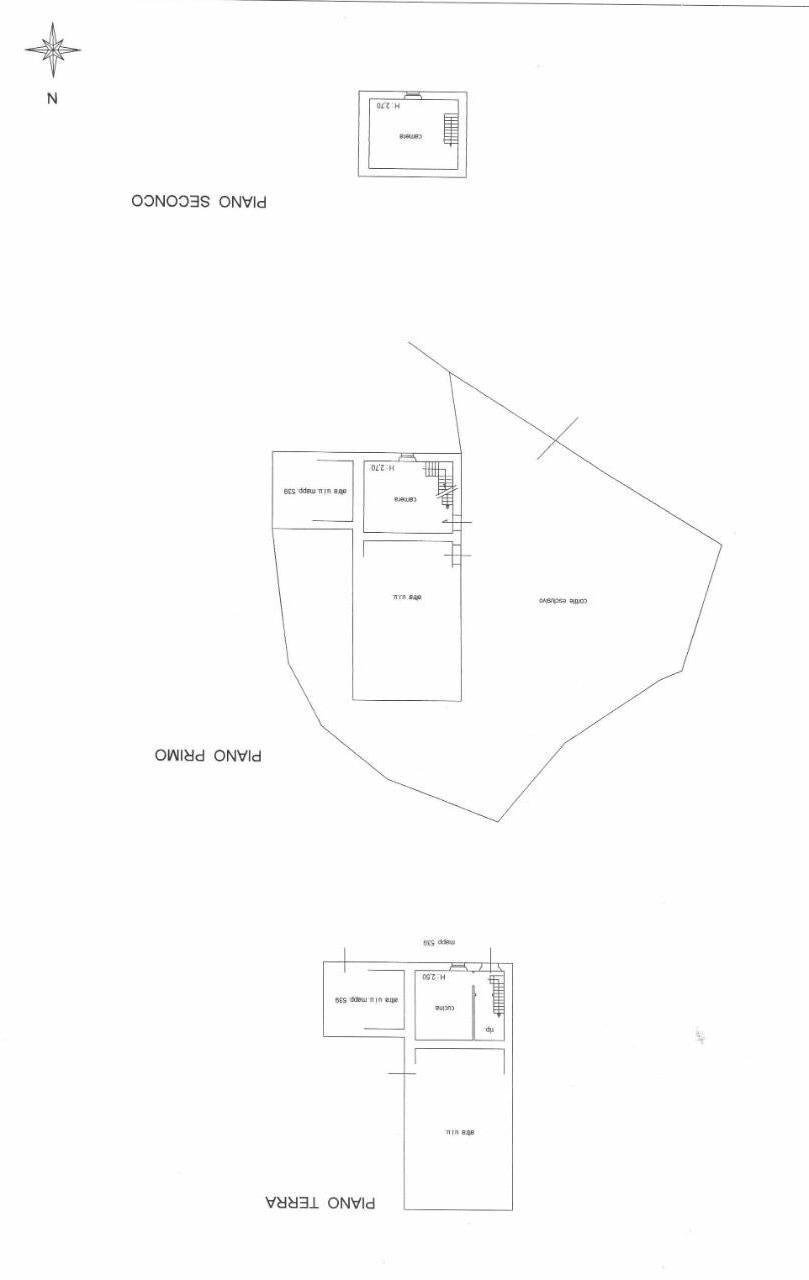 Rustico Castel di Casio - planimetria 1