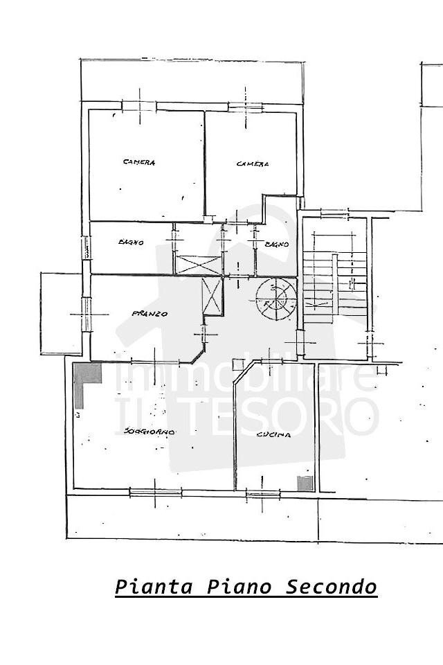Appartamento via Quintino Quagliati, Rimini - planimetria 1