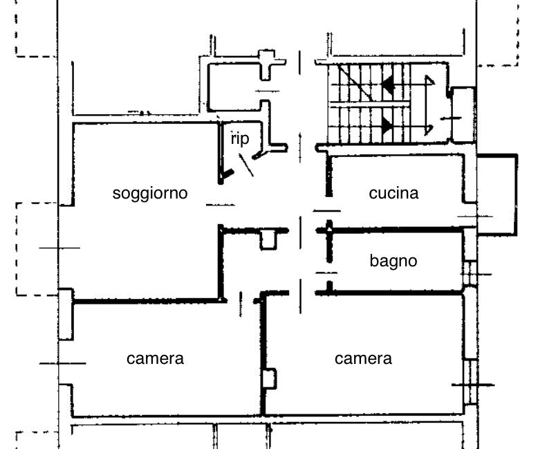 planimetria - Appartamento Via Podgora snc, Novara - planimetria 1