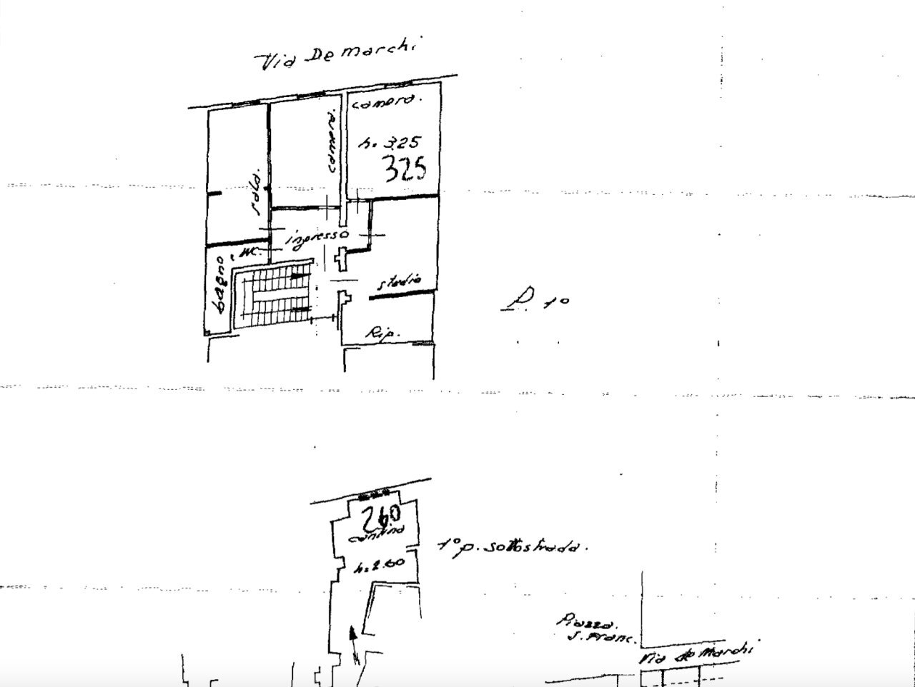 Apartment Bologna - floor plans 1