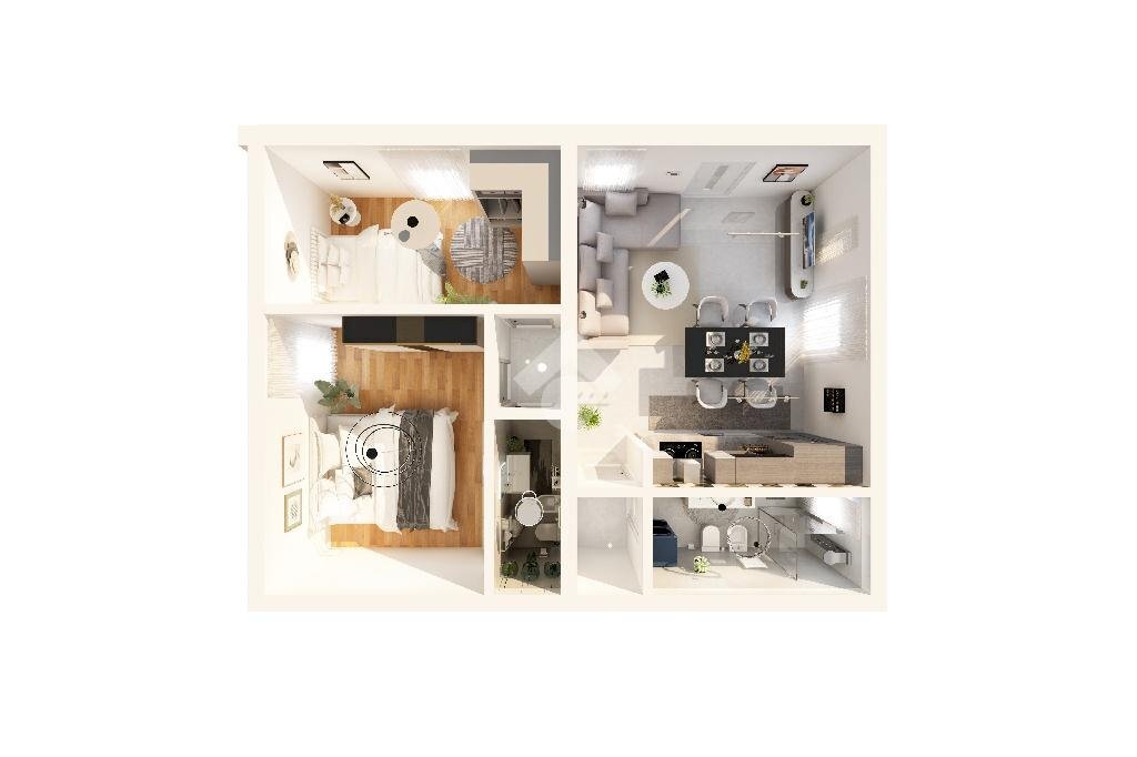 Trilocale Viale Montefiore Conca, Riccione - planimetria 1