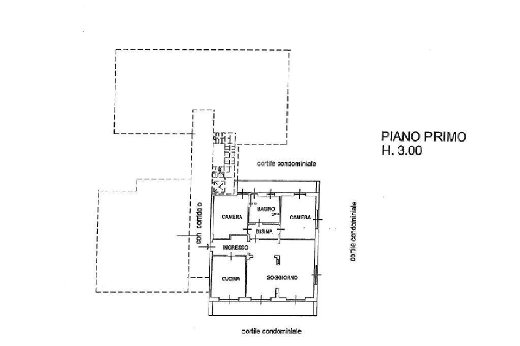 Quadrilocale Via G. Battista Giraudo, Castellamonte - planimetria 1