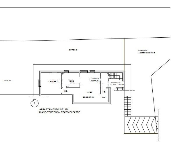 1.jpg - Three-room apartment at auction Via Bulasce 23, Loano - floor plans 1