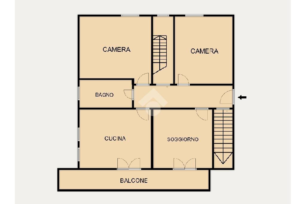 Villa Via Don Spertino, Pontinvrea - planimetria 1