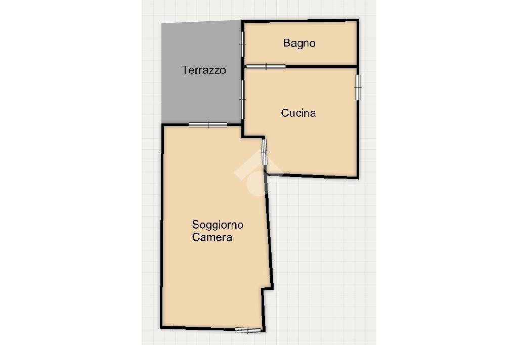 Bilocale Località Trinità, Diano San Pietro - planimetria 1