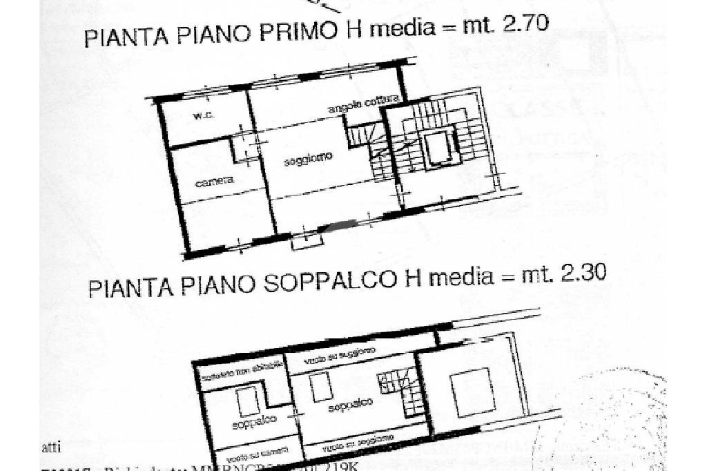 Three-room apartment Via roma, Giaveno - floor plans 1