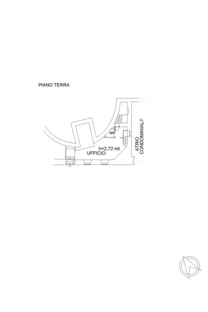 Office piazza del Quirinale, 40, Roma (neighborhood Centro Storico) - floor plans 1
