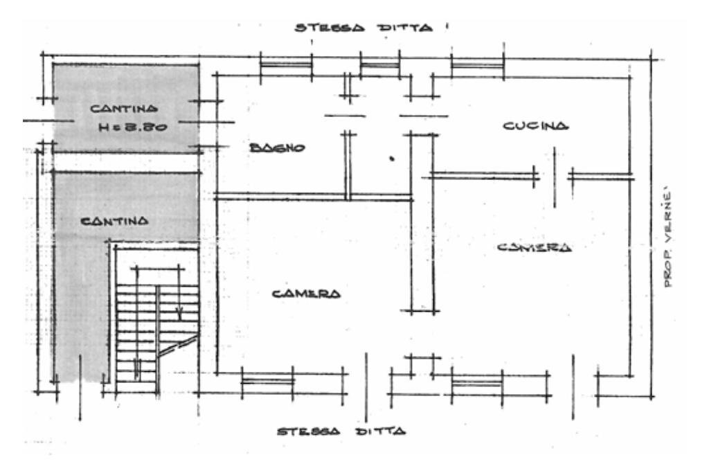 Semi-detached house Via del Molino, Mathi - floor plans 1