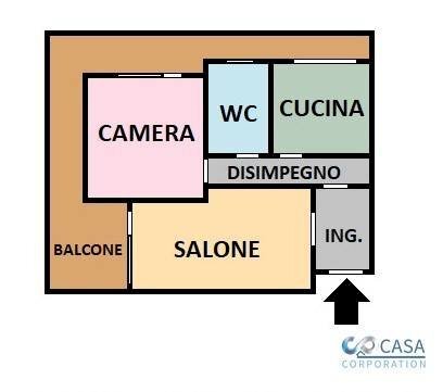Two-room apartment Via Delle Spighe, Roma (neighborhood Alessandrino) - photo 3