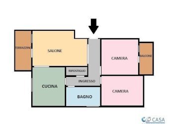 Trilocale VIA GIULIO RONCACCI, Morlupo - foto 1