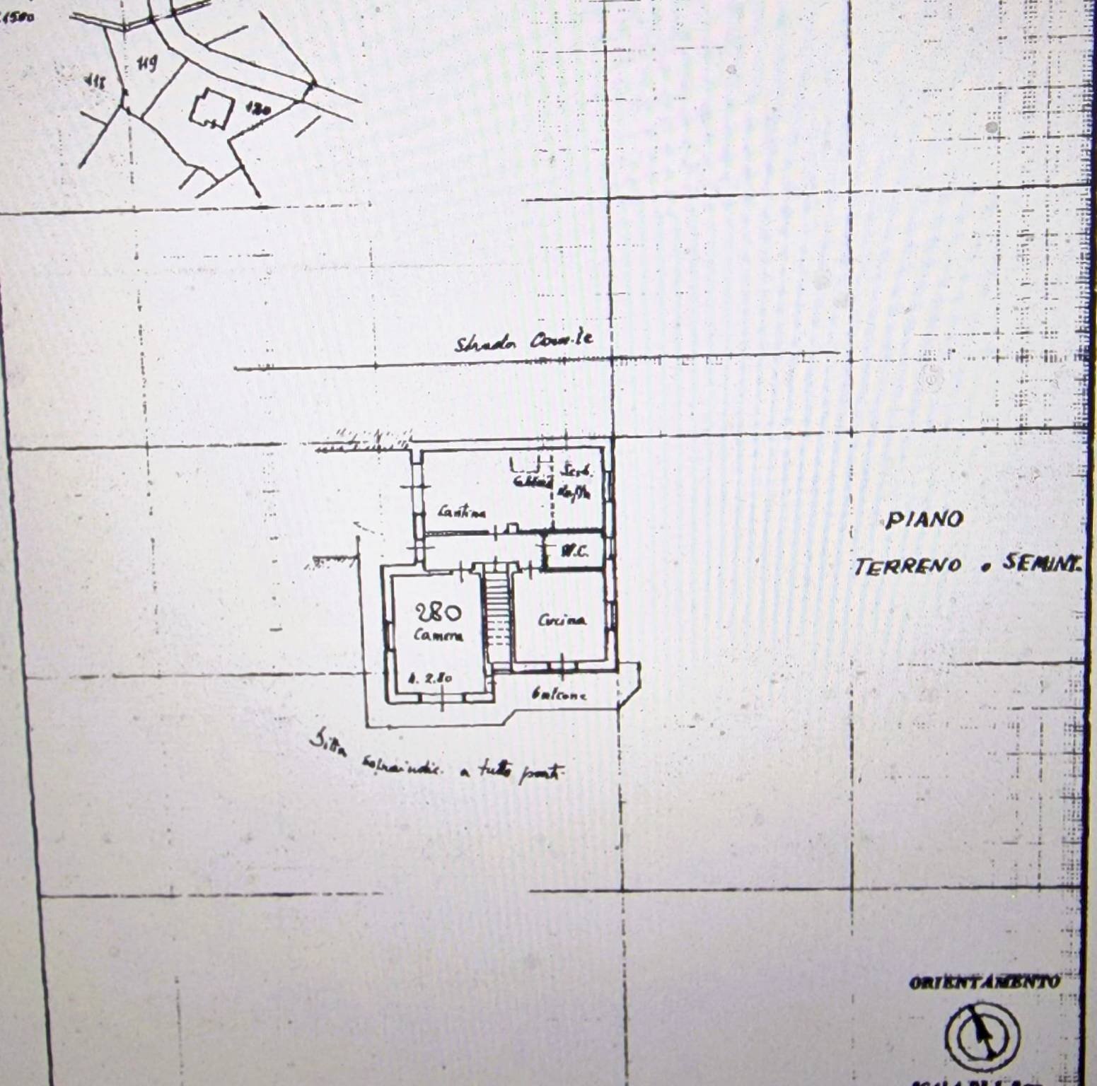 Villa Frazione Gisola, 78, Pessinetto - planimetria 1