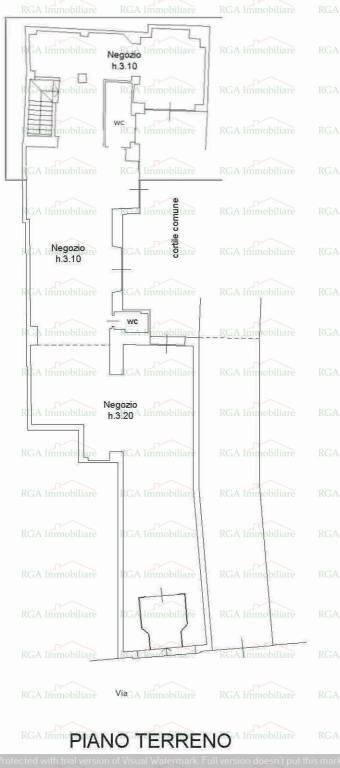 plan - Shop largo Nicolò Rezzara, 7, Bergamo - photo 3