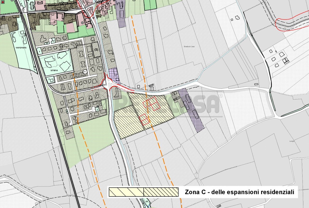 PIANO REGOLATORE - Terreno edificabile Via dell'Ancona 5, Santa Maria La Longa - planimetria 1