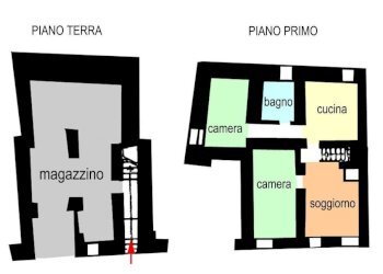 planimetria - Four-room apartment via Borgo Barnati, Pontedassio - photo 22