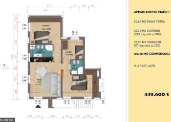 plan - Two-room apartment via Fabbrica e Valle, Sestri Levante - photo 3